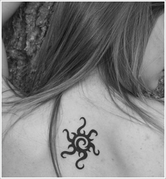 25+ Sun Tattoo Designs that will make you shine