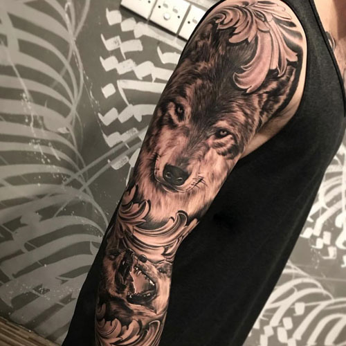 Beautiful Sleeve Arm Tattoo Designs