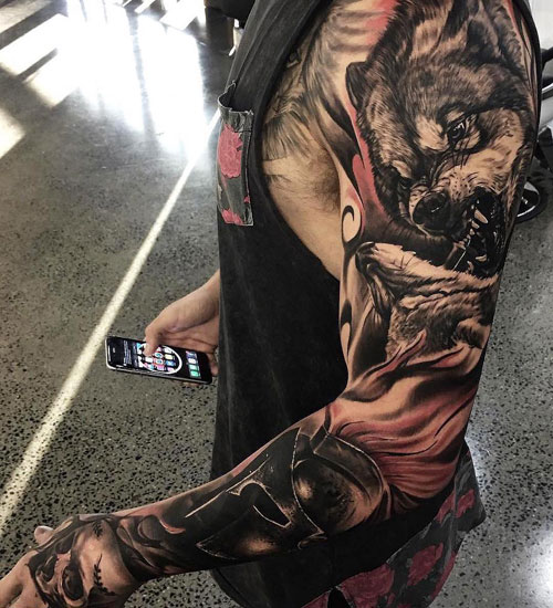 Cool Arm Full Sleeve Tattoo Ideas For Guys