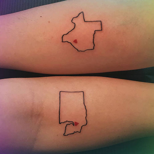 Cute State Tattoos