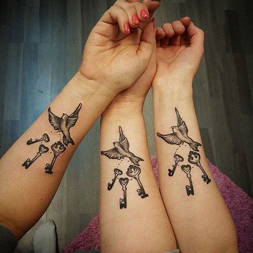 Matching Sister Tattoos