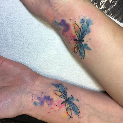 Sister Butterfly Tattoos