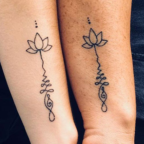 Mother Daughter Flower Tattoo Ideas