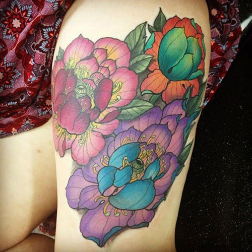 Top Thigh Tattoos For Women
