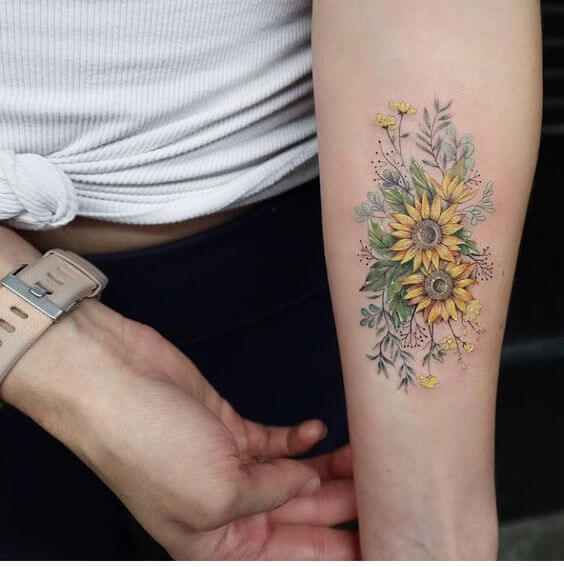 sunflower-tattoos-36