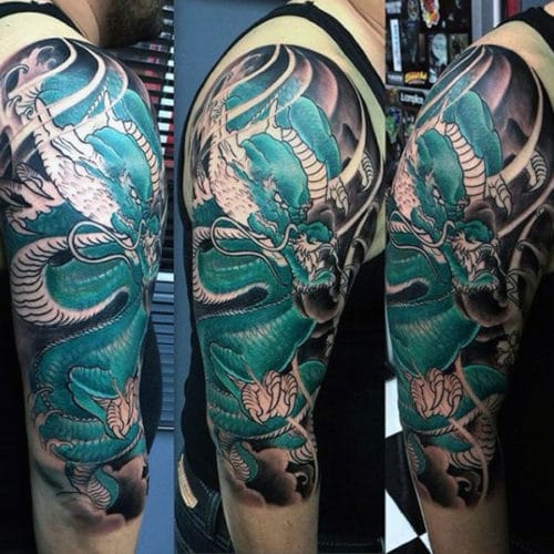 Cool Dragon Tattoo on Arm