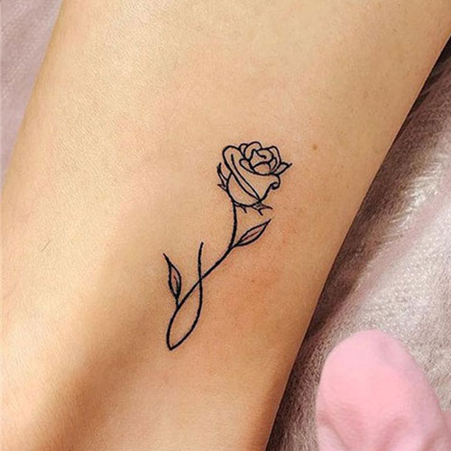Small Rose Tattoos