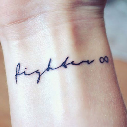 Wrist Tattoos with Words