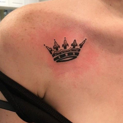 Crown Tattoo Ideas For Girls